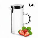 Jarra de Vidro 1,4L Borossilicato Mark Blank Elegance Jarra de Vidro 1,4L Borossilicato Mark Blank Elegance