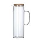 Jarra de Vidro 1,5l Borossilicato com Tampa Bambu