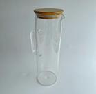 Jarra de Vidro 1,5L com Tampa de Bambu