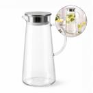 Jarra de Vidro 1,8L com Tampa de Metal e Alça Ergonômica Ideal para Água, Suco e Chá