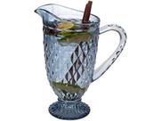 Jarra de Vidro Azul 1,2L Casambiente - Abacaxi Jarra de Vidro Azul 1,2L Casambiente - Abacaxi