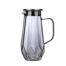 Jarra De Vidro Borossilicato Com Tampa Inox Suco Água 1,4l