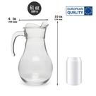 Jarra de vidro com tampa Glass safira 1,6 Litros