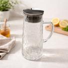 Jarra de Vidro com Tampa Inox Hermética 1,5L Hannover Resistente Alta Qualidade