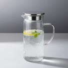 Jarra De Vidro Com Tampa Inox Hermética 1,8 Transparente Borossilicato