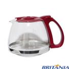 Jarra de vidro da cafeteira britânia cp15 inox cor: vermelho original