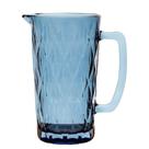 Jarra de Vidro Diamond Azul Safira 1L Mesa Posta Água Suco Bebidas