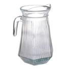 Jarra de vidro graffiato 1,4 litro decorada para suco de cozinha com alça