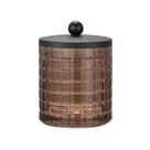 Jarra de vidro Indecor Home for Bathroom Organization Amber