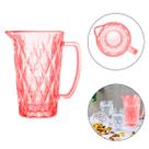Jarra de Vidro Luxo Diamante Rosa Transparente 1,2L Grosso Resistente Sucos Refrigerante Diamond Jarra de Vidro Luxo Diamante Rosa Transparente 1,2L Grosso Resistente Sucos Refrigerante Diamond