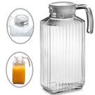 Jarra De Vidro Para Suco ou Água Com Tampa 1,8 litros