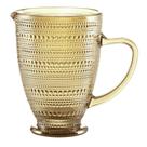 Jarra de Vidro Pérola Âmbar 1,3L Mesa Posta Água Suco Bebidas Jarra de Vidro Pérola Âmbar 1,3L Mesa Posta Água Suco Bebidas