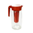 Jarra de Vidro Redonda com Infusor 1,45 litros Coloridas
