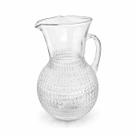 Jarra de Vidro Suco Água Mônaco 1,5L Vidro Trabalhado