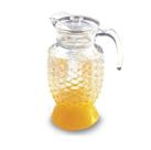 Jarra De Vidro Trabalhado Com Tampa 1,8 L - Jfz