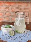Jarra de Vidro Transparente com Ouro 1,5L