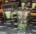 Jarra Diamond De Vidro Verde 1200ml