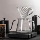 Jarra e Coador de Vidro Borossilicato 500ml Kit de Preparo de Café V60 Passador de Café
