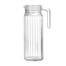 Jarra Frigo De Vidro Com Tampa Alça Transparente Suco Agua Bebidas 1L