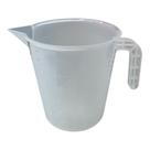 Jarra graduada de plástico (pp) com alça 500ml 10x11,5x14cm
