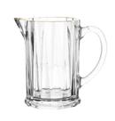 Jarra Leiteira Cristal com Fio de Ouro Radial 290 ml - Lyor Jarra Leiteira Cristal com Fio de Ouro Radial 290 ml - Lyor