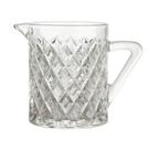 Jarra Leiteira de Vidro Deli Diamante Alça Clean 340ml Lyor