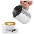 Jarra Leiteira Inox Cremeira Pitcher 350ml Cozinha Profissional Barista Americana Artes com Leite Espumadora de Leite Design Elegante Fácil de Limpar