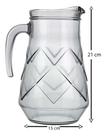 Jarra Maracatu 1560ml Nadir Vidro - Nadir figueiredo