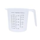 Jarra Medidora 500ml Plástico C/ Alça Transparente Graduada