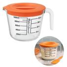 Jarra Medidora em Vidro Graduada 1000ml com Tampa Cozinha Jarra Medidora em Vidro Graduada 1000ml com Tampa Cozinha