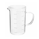Jarra Medidora Vidro Borossilicato 500ml Copo Medida com Alça Bico Graduado Receitas Cozinha Jarra Medidora Vidro Borossilicato 500ml Copo Medida com Alça Bico Graduado Receitas Cozinha