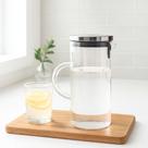 Jarra Mirage 1L de Vidro Borossilicato Tampa Inox e Resistência ao Calor