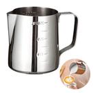 Jarra pitcher 350ml barista leiteira cremeira inox americana