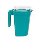 Jarra Plástica 1800Ml Tampa Antivazamento Livre Bpa Alça Ergonômica Bico Dosador Suco Água Refresco