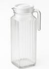 Jarra Quadrada Frigo 1 L Tampa Branca, Perfeita para o Dia a Dia Jarra Quadrada Frigo 1 L Tampa Branca, Perfeita para o Dia a Dia