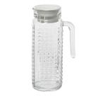 Jarra Servir Suco Água Vidro Ladrilho Resistente 1200ml