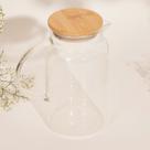 Jarra Sophistiqué de Vidro Borossilicato com Tampa de Bambu - 1,2L Jarra Sophistiqué de Vidro Borossilicato com Tampa de Bambu - 1,2L
