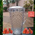 Jarra Suco Agua Acrílico 2.6 Litros com Tampa Cozinha