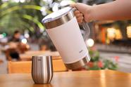 Jarra Térmica Inox 1,9l Frio Quente Alça Jug Branca ou Preta