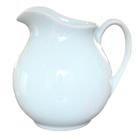 Jarra Tradicional de Porcelana Branca para Leite e Suco - 1,4L (2 Peças)