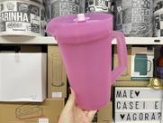 Jarra Tupperware 2 Litros Rosa Claro - Ideal para Servir