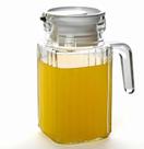 Jarra Vidro 500ml Tampa Bico Suco Água Bebidas Resistente Transparente