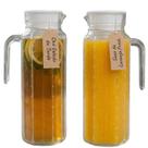 Jarra Vidro Bolinha 1.1L Garrafa Alça Bebida Textura Agua -