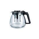 Jarra Vidro com Infusor Inox Chá Alça Bule Cozinha Fogão Café Chaleira Multiuso Utensílio Mesa Filtro