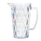 Jarra Vidro Diamond Furta Cor 1 LT Metalizada Água Suco Bebida Mesa Jantar Cozinha Formaturas Buffet