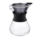 Jarra vidro para café com filtro inox 600ml