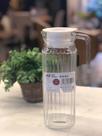 Jarra vidro transparente tampa branca 1,1l-home&co