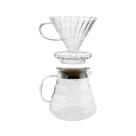 Jarro Com Suporte Coador Filtro Em Vidro P/Café 650mL