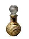 Jarro Consagrador de Vidro Dourado Detalhado Bola P - 18cm