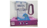 Jarro de água Brita Wave 10 Cup com 2 filtros cinza/branco